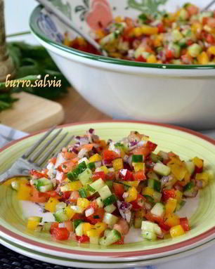 Израильский cалат сальса