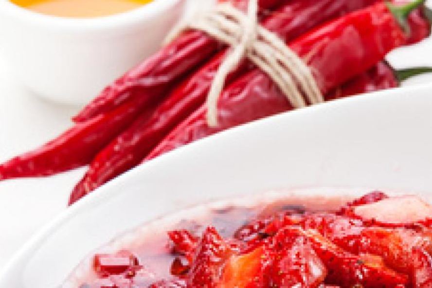 Рецепт клубничной сальсы