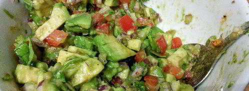 лосось с соусом сальса из авокадо. Шаг 4