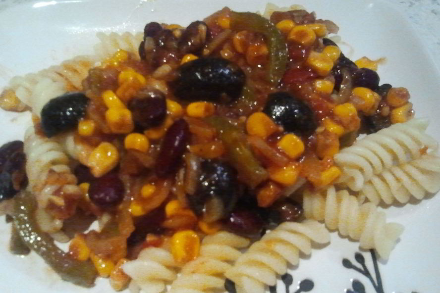 Рецепт пасты мексиканец с соусом сальса