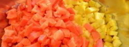 сальса из ананаса и папайи. Шаг 4