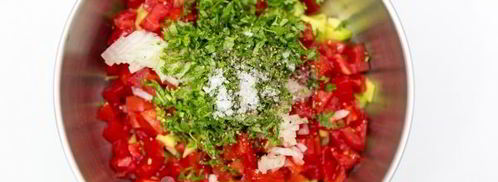 сальса из авокадо с помидорами. Шаг 7