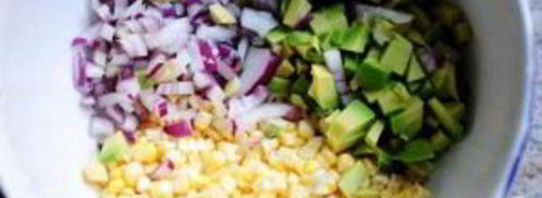 сальса из свежей кукурузы и авокадо. Шаг 5