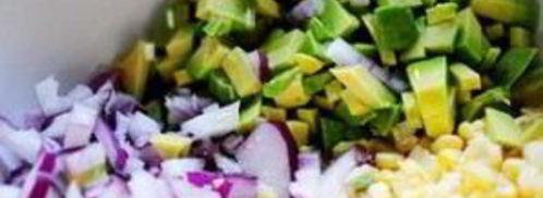 сальса из свежей кукурузы и авокадо. Шаг 7