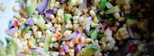 сальса из свежей кукурузы и авокадо. Шаг 10