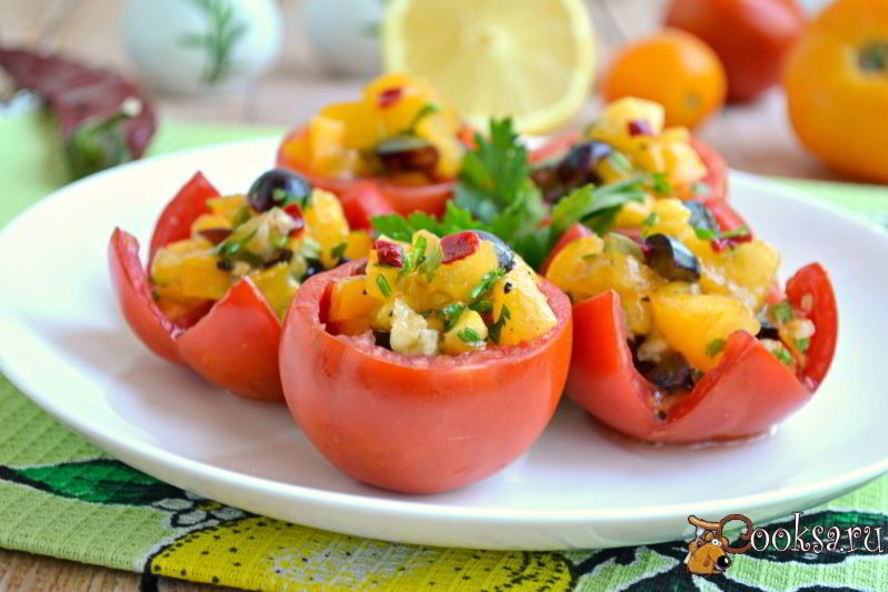 Рецепт сальсы из желтых помидоров с виноградом