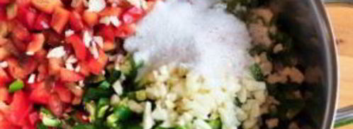 сальса на зиму. Шаг 4