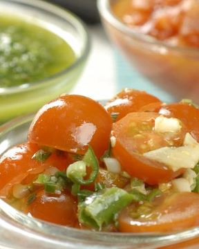 Соусы сальса круда, сальса роха, сальса верде