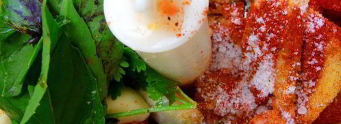 свиная вырезка маринованная в кинзе и томатная сальса. Шаг 7