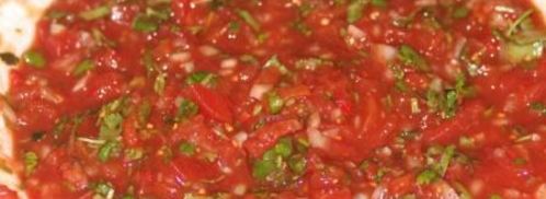 томатная сальса с кинзой и луком. Шаг 6