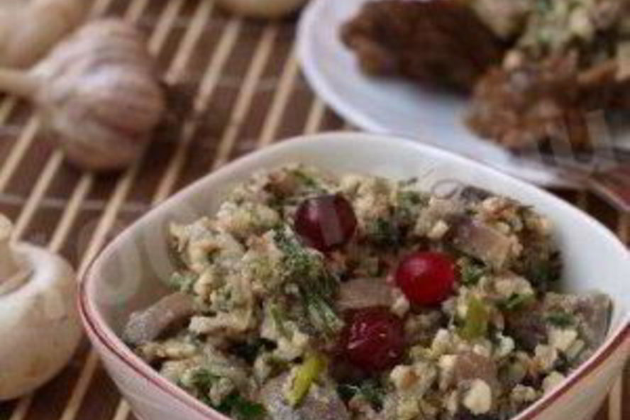 Рецепт грибного сациви