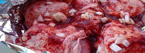 курица в гранатовом соусе. Шаг 5