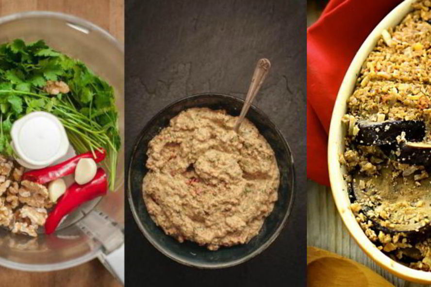 Рецепт сациви с баклажанами