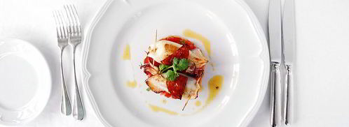 фаршированные кальмары на тартаре из томатов. Шаг 9