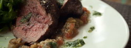 стейк миланзане с тартаром из овощей. Шаг 15