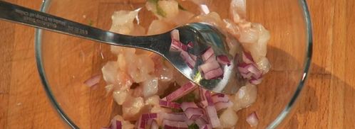 строганина, тартар и солонина из омуля на льду. Шаг 5