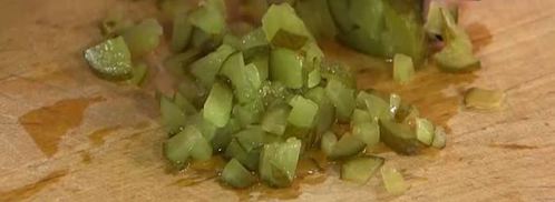 сэндвич с рыбными пальчиками и тартаром. Шаг 6