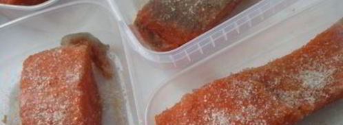 тартар из форели в ледяном хрустале. Шаг 6