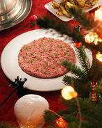 Тартар из говядины с кимчи