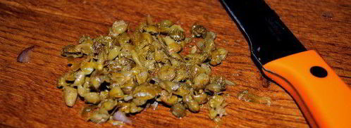 тартар из лосося c салатом рукола-помидоры. Шаг 4