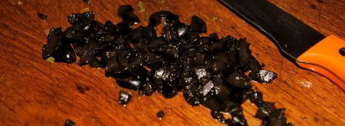 тартар из лосося c салатом рукола-помидоры. Шаг 6