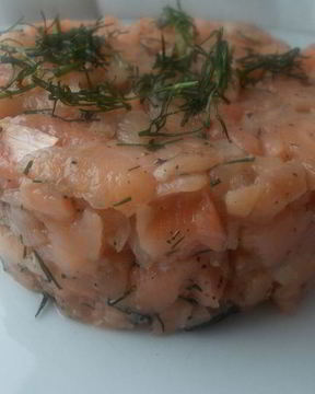 Тартар из лосося