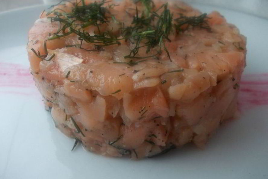 Рецепт тартара из лосося