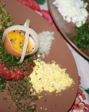 Тартар из мраморной говядины