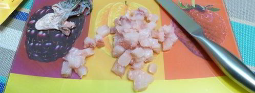 тартар из муксуна с брусничным соусом. Шаг 7