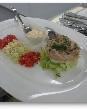 Тартар из печени трески