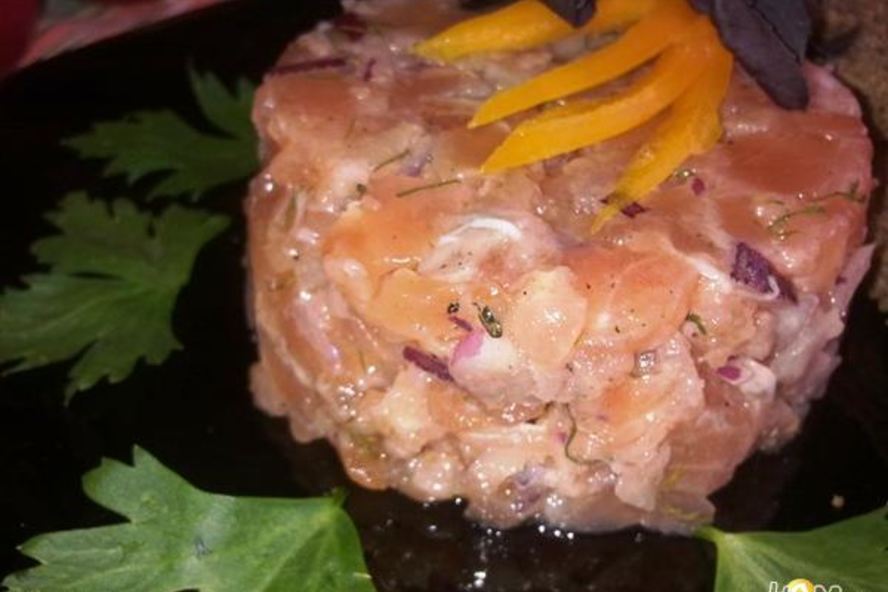 Рецепт тартара из слабосоленого лосося