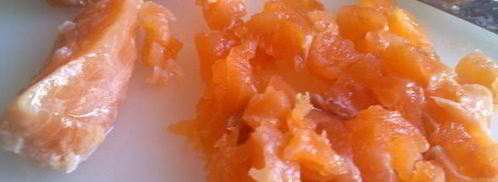 тартар из слабосоленого лосося. Шаг 6