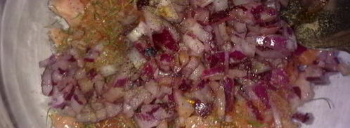 тартар из слабосоленого лосося. Шаг 8