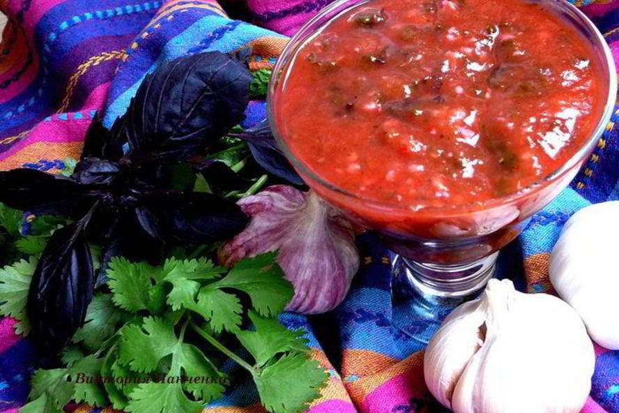 Рецепт соуса из слив ткемали к мясу