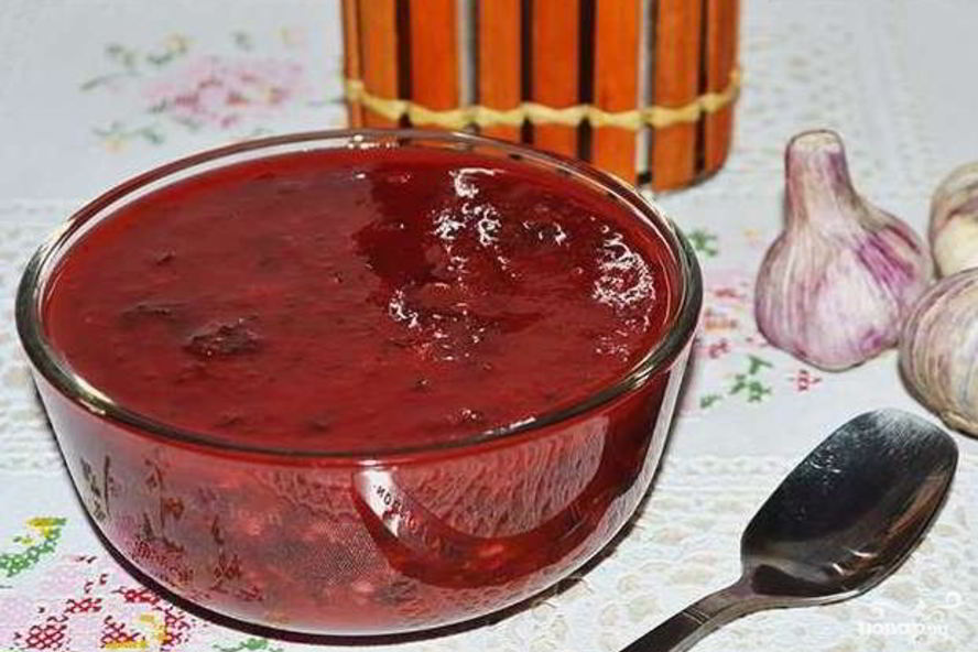 Рецепт соуса ткемали из красной сливы