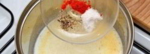 молочно-сырный соус. Шаг 5