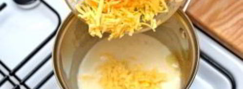 сырный соус для чипсов начос. Шаг 3