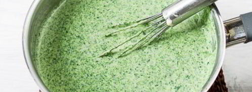 сырный соус со шпинатом. Шаг 6