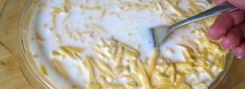 сырный соус в микроволновке. Шаг 6