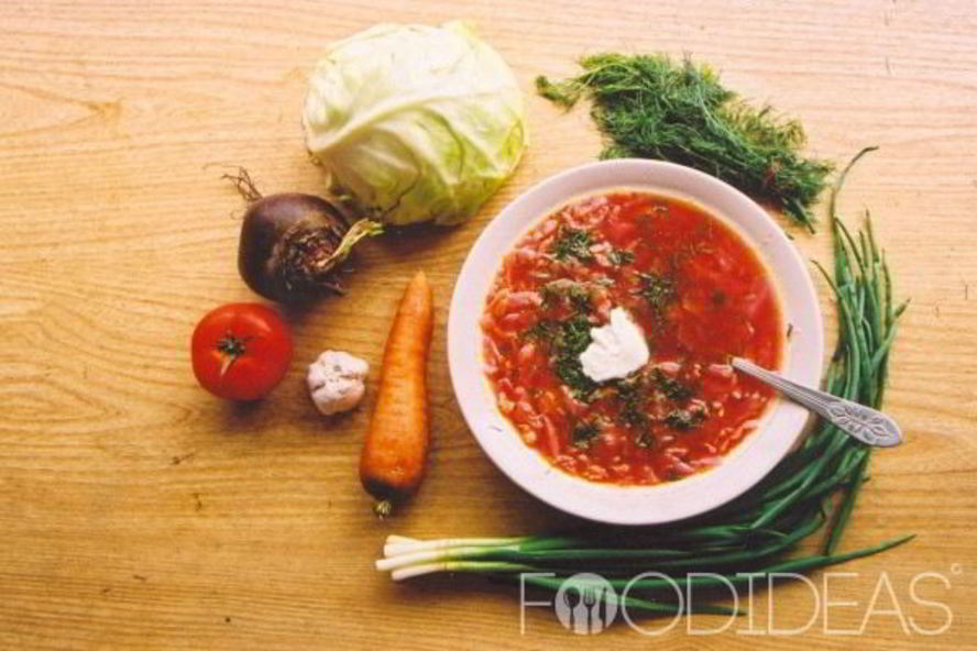 Рецепт борща без мяса
