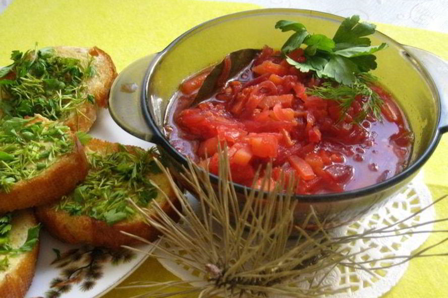Рецепт борща мясопустного
