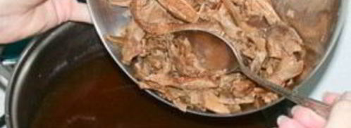 борщ с белыми грибами. Шаг 3