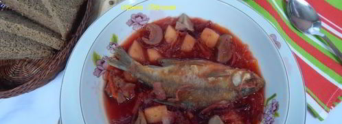 борщ с грибами и карасями по-днепропетровски. Шаг 9