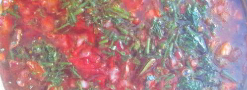 борщ с грибами и квашеной капустой. Шаг 7