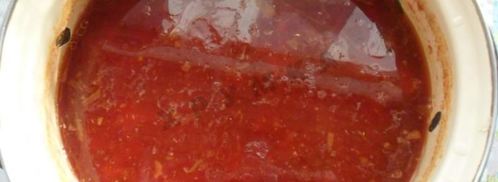 борщ с килькой в томате и фасолью. Шаг 9