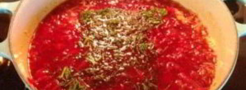 борщ с мясом. Шаг 12