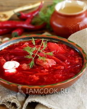 Борщ с тушенкой