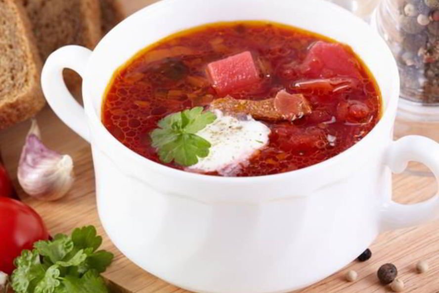 Рецепт борща с вишней