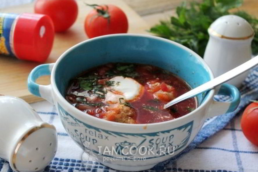 Рецепт борща сибирского