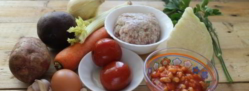 борщ сибирский. Шаг 3